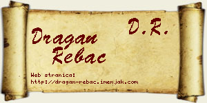 Dragan Rebac vizit kartica